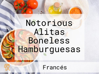 Notorious Alitas Boneless Hamburguesas