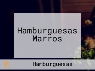 Hamburguesas Marros