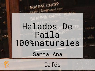 Helados De Paila 100%naturales