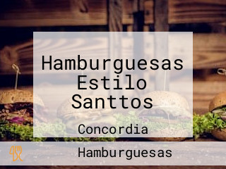 Hamburguesas Estilo Santtos