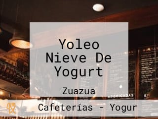 Yoleo Nieve De Yogurt