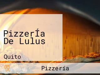 PizzerÍa De Lulus