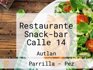 Restaurante Snack-bar Calle 14