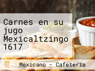 Carnes en su jugo Mexicaltzingo 1617