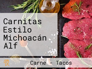 Carnitas Estilo Michoacán Alf