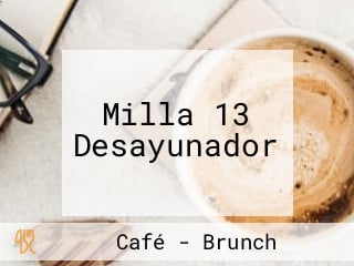 Milla 13 Desayunador