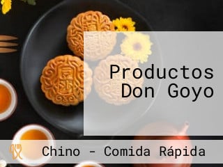 Productos Don Goyo