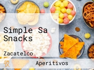 Simple Sa Snacks