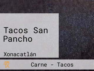 Tacos San Pancho