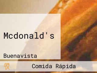 Mcdonald's