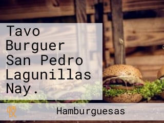 Tavo Burguer San Pedro Lagunillas Nay.