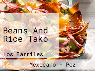 Beans And Rice Tako