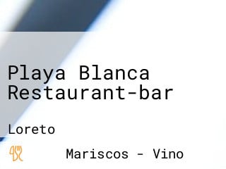 Playa Blanca Restaurant-bar