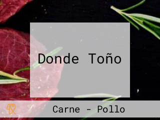 Donde Toño