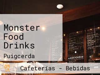 Monster Food Drinks