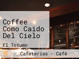 Coffee Como Caido Del Cielo