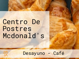 Centro De Postres Mcdonald's