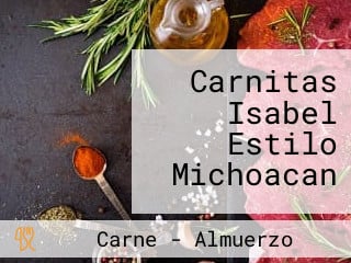 Carnitas Isabel Estilo Michoacan