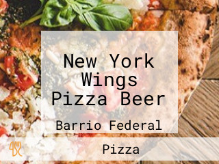 New York Wings Pizza Beer