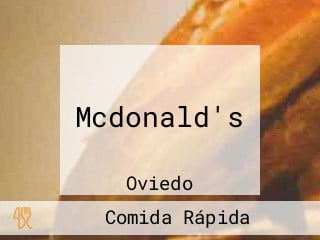 Mcdonald's