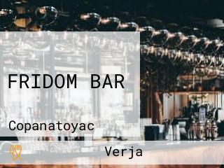 FRIDOM BAR