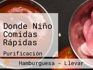 Donde Niño Comidas Rápidas