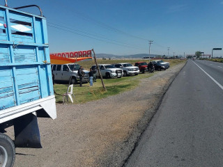 Barbacoa Al Lado Del Camino