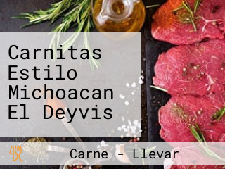 Carnitas Estilo Michoacan El Deyvis