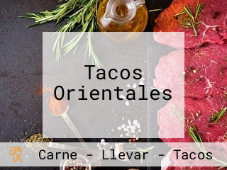 Tacos Orientales