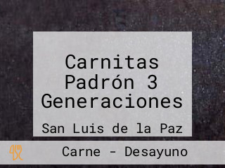 Carnitas Padrón 3 Generaciones