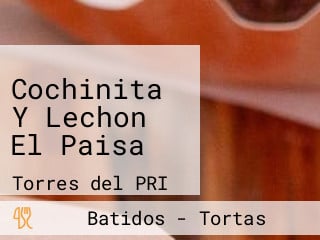 Cochinita Y Lechon El Paisa