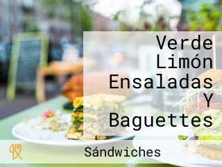 Verde Limón Ensaladas Y Baguettes