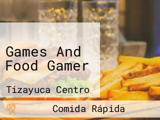 Games And Food Gamer