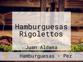 Hamburguesas Rigolettos