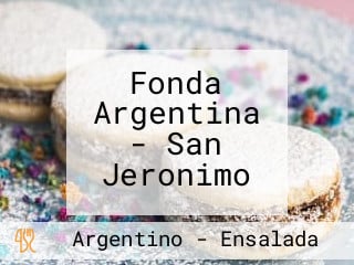 Fonda Argentina - San Jeronimo