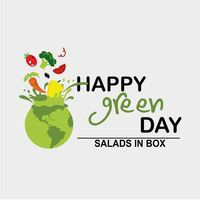 Happy Green Day Salads In Box